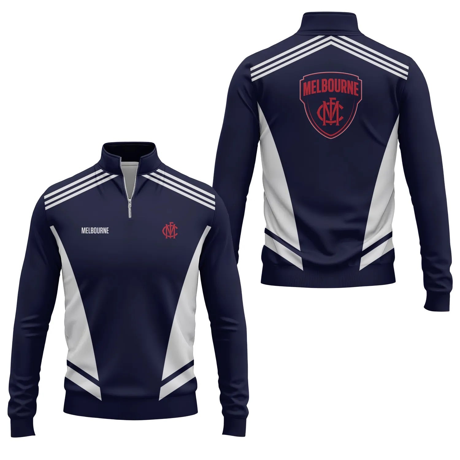 Melbourne Demons Quarter-zip Pullover SC092