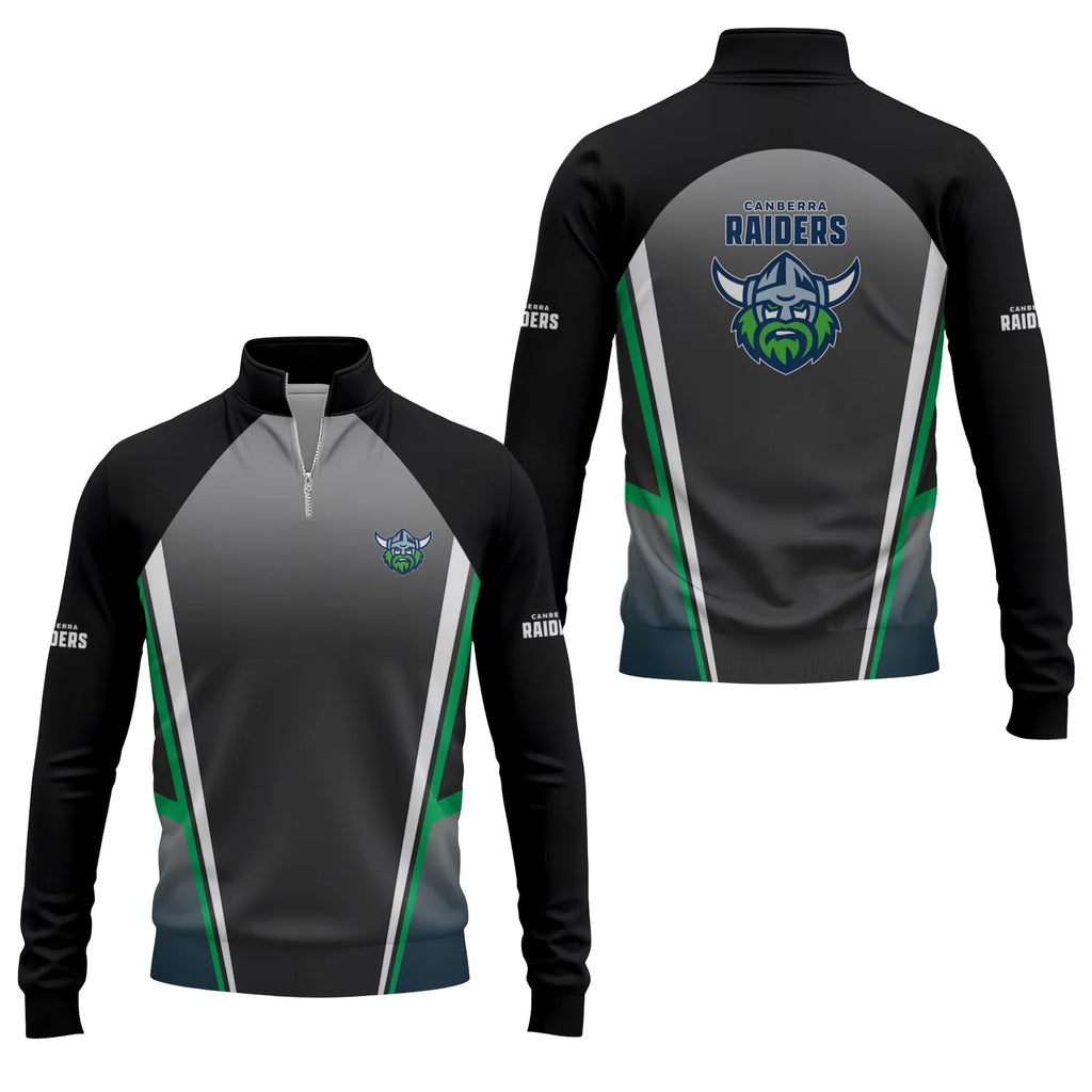 Canberra Raiders Quarter-zip Pullover SC037