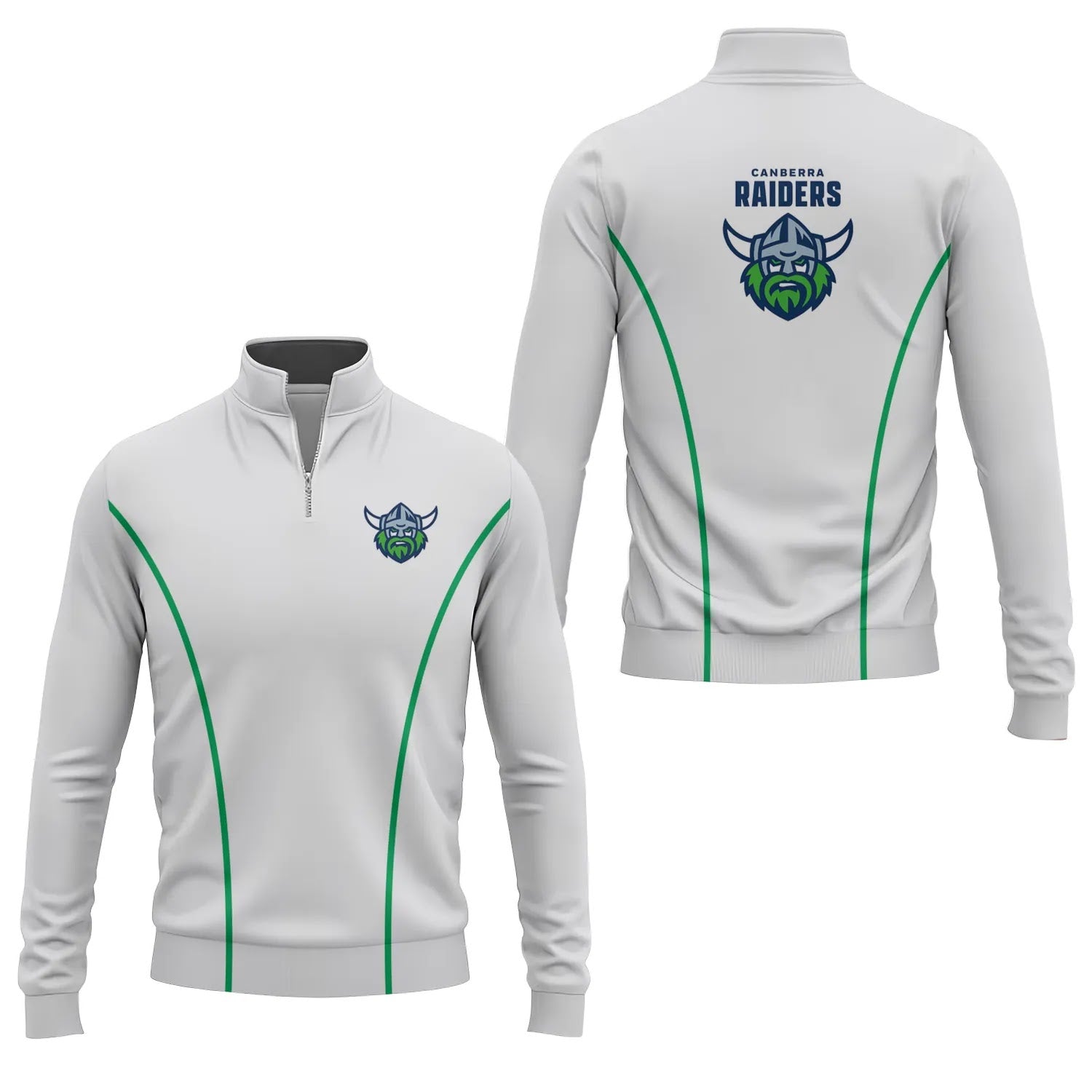 Canberra Raiders Quarter-zip Pullover SC025