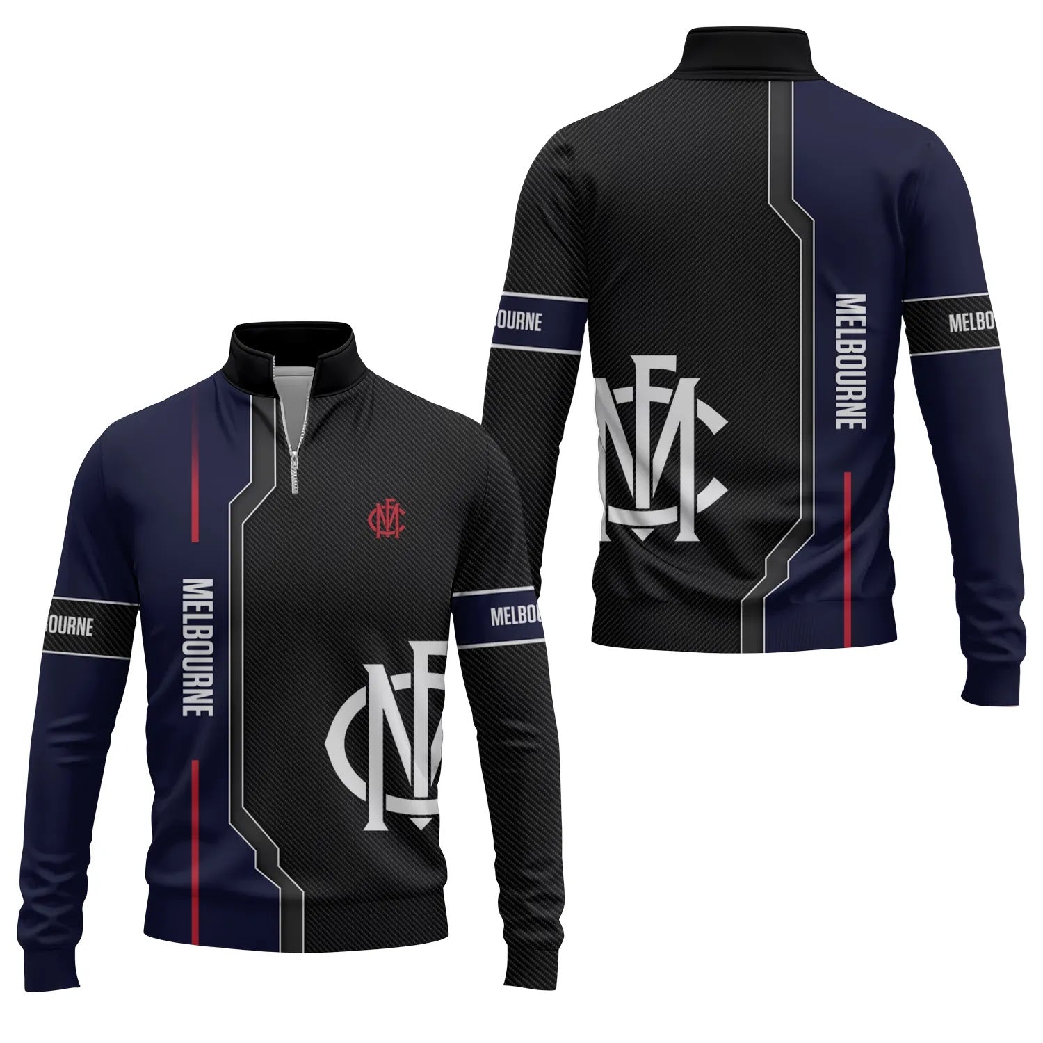 Melbourne Demons Quarter-zip Pullover SC042
