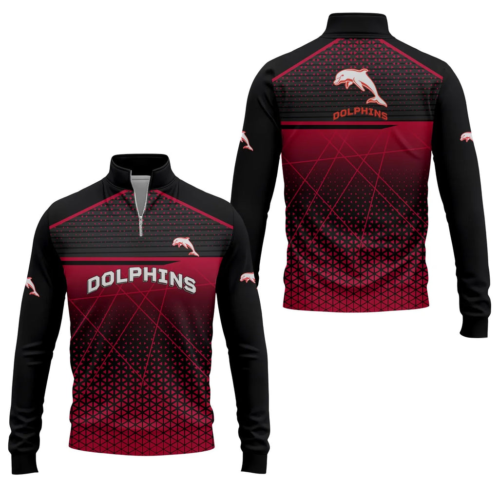 Dolphins Quarter-zip Pullover SC047