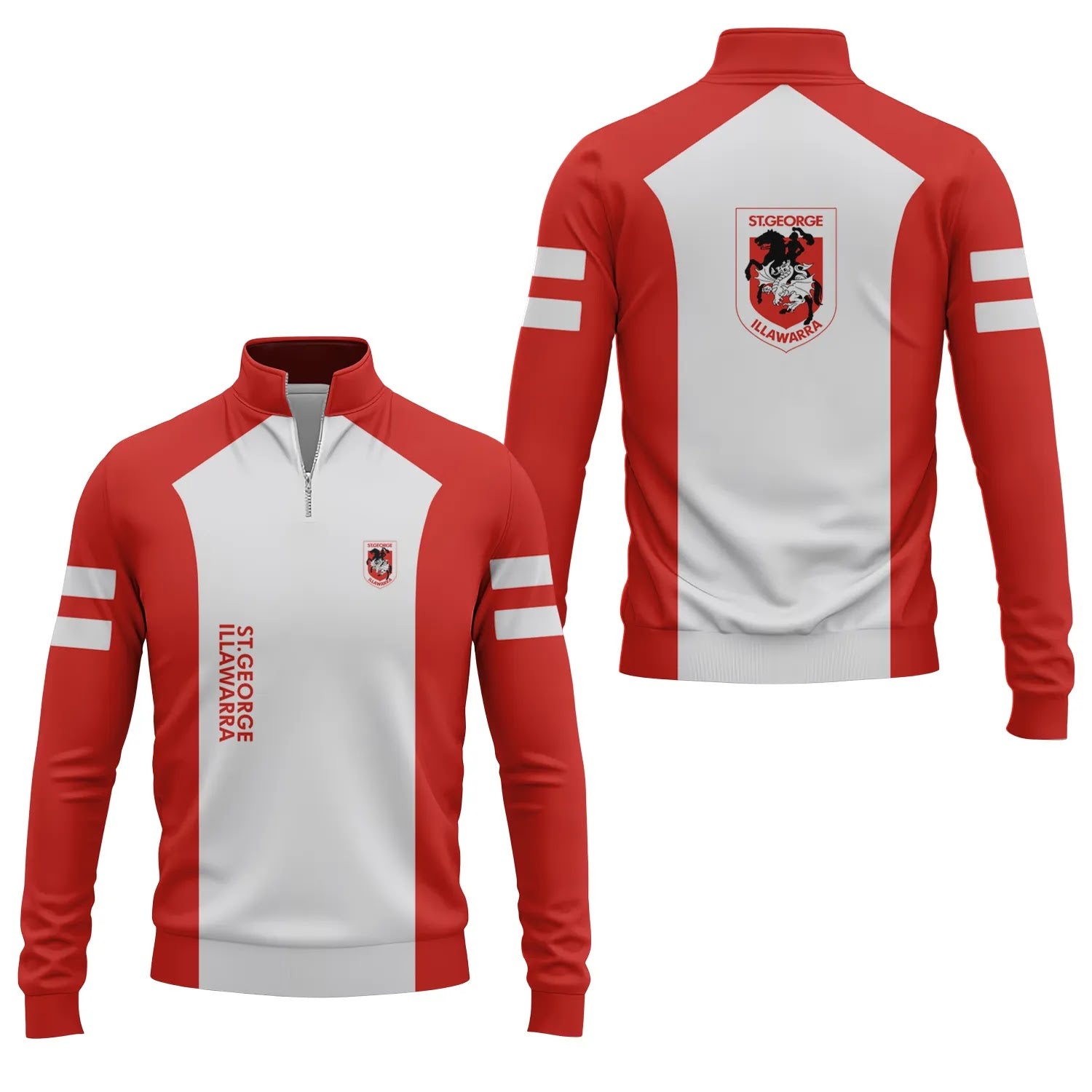 St George Illawarra Dragons Quarter-zip Pullover SC078