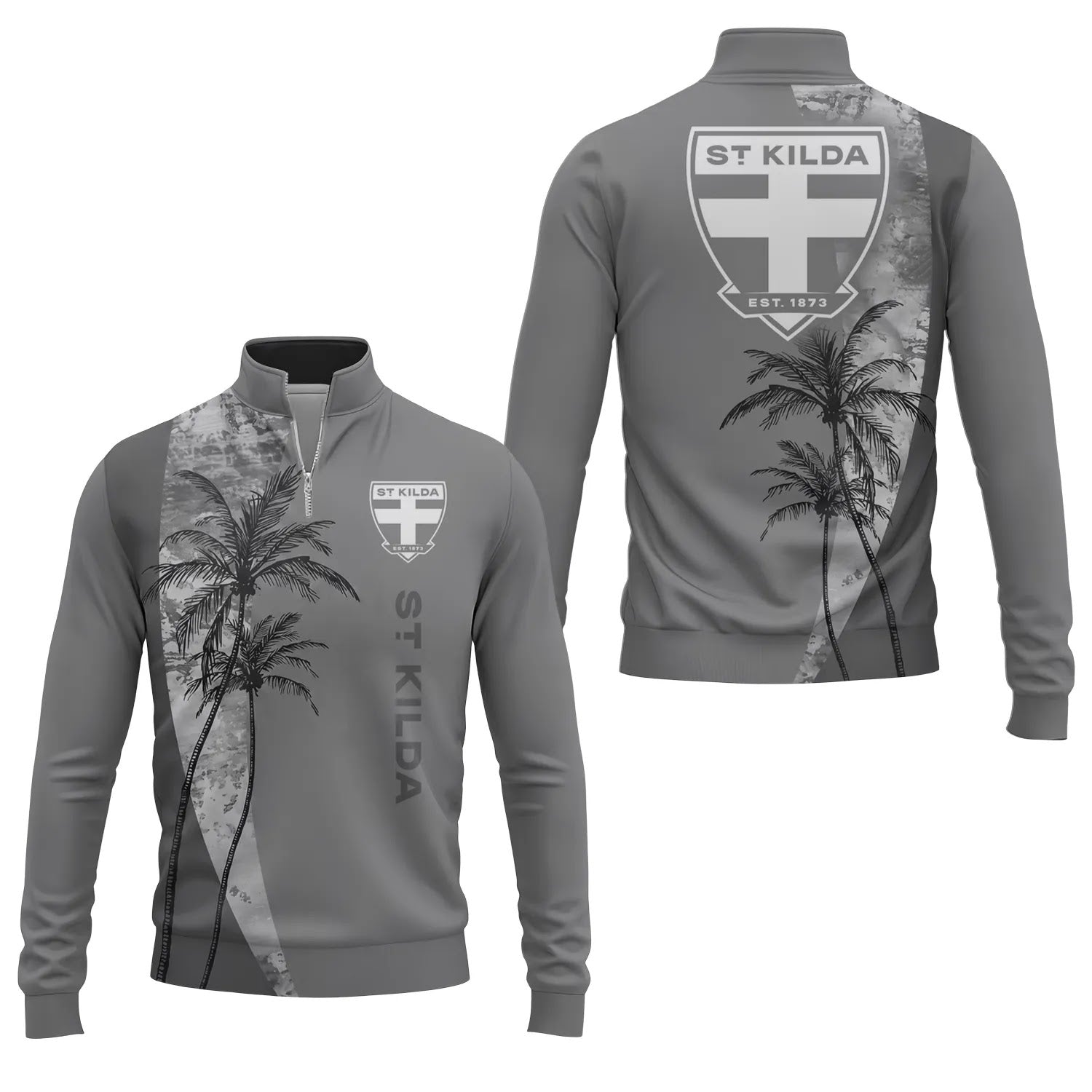 St Kilda Saints Quarter-zip Pullover SHW071