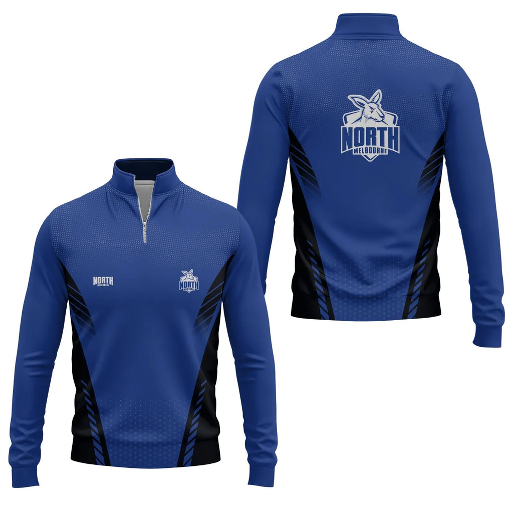 North Melbourne Kangaroos Quarter-zip Pullover SC017