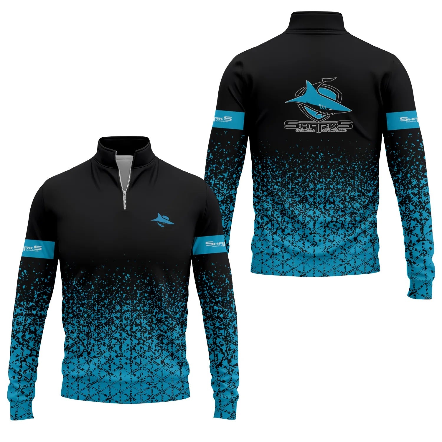 Cronulla-Sutherland Sharks Quarter-zip Pullover SC096