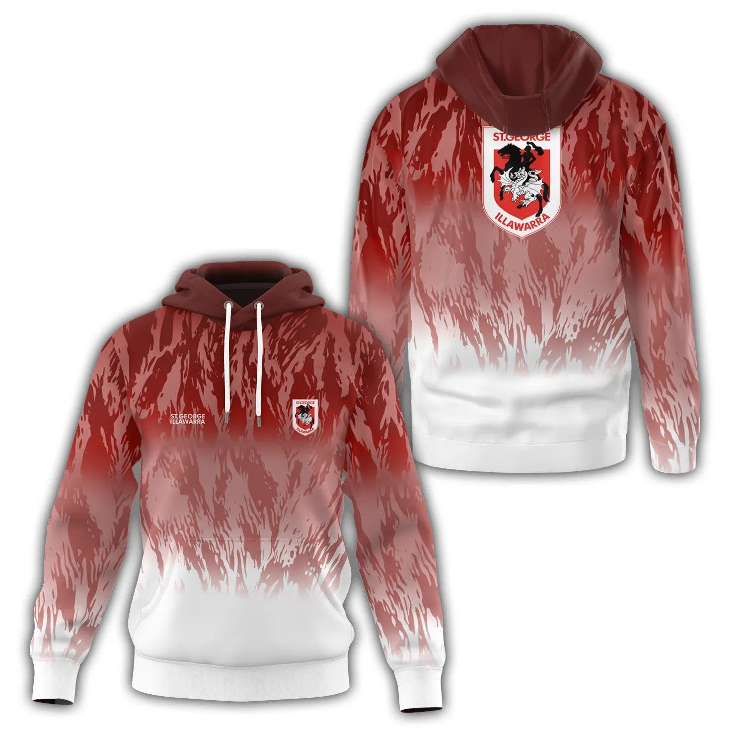 St George Illawarra Dragons Hoodie SC069
