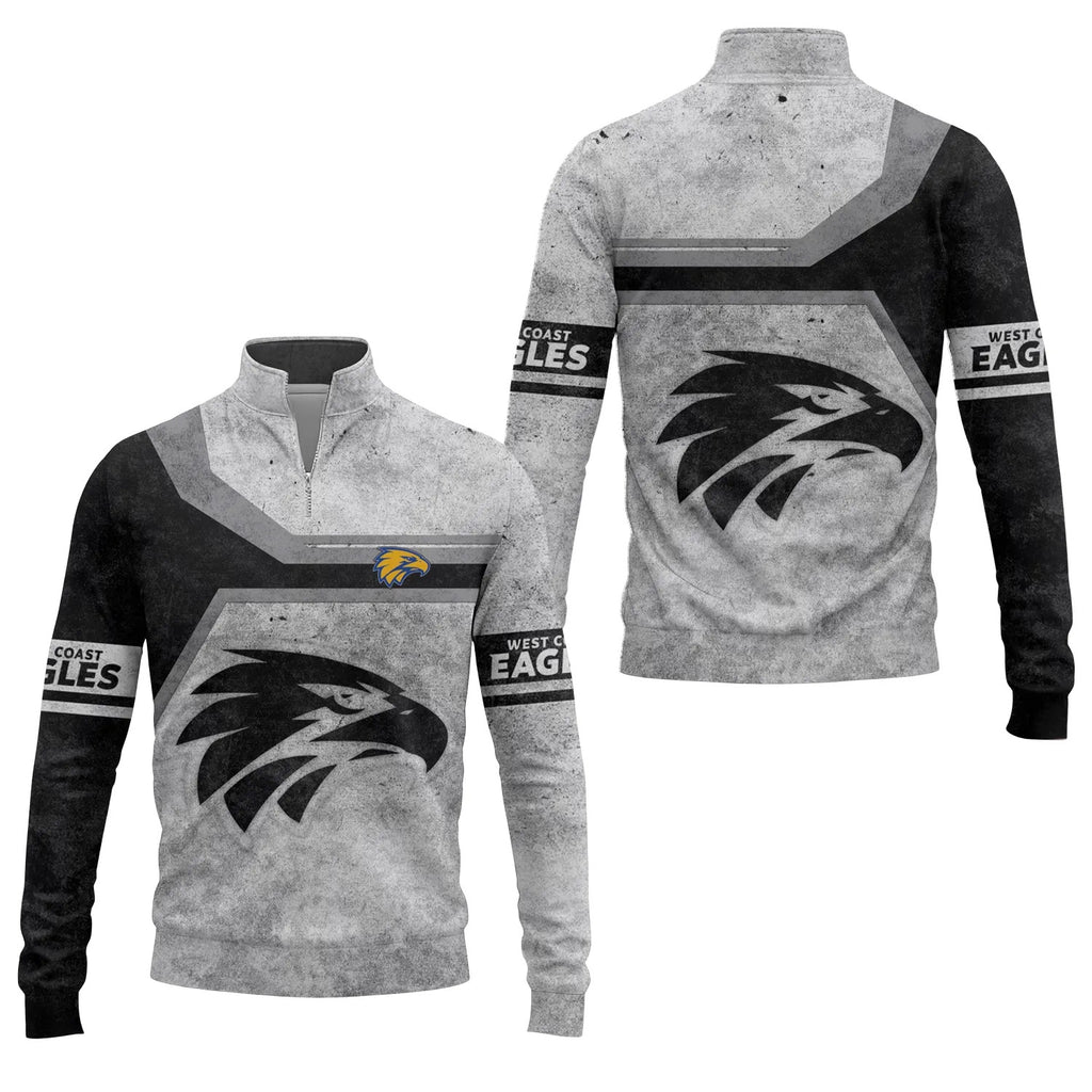 West Coast Eagles Quarter-zip Pullover SC086