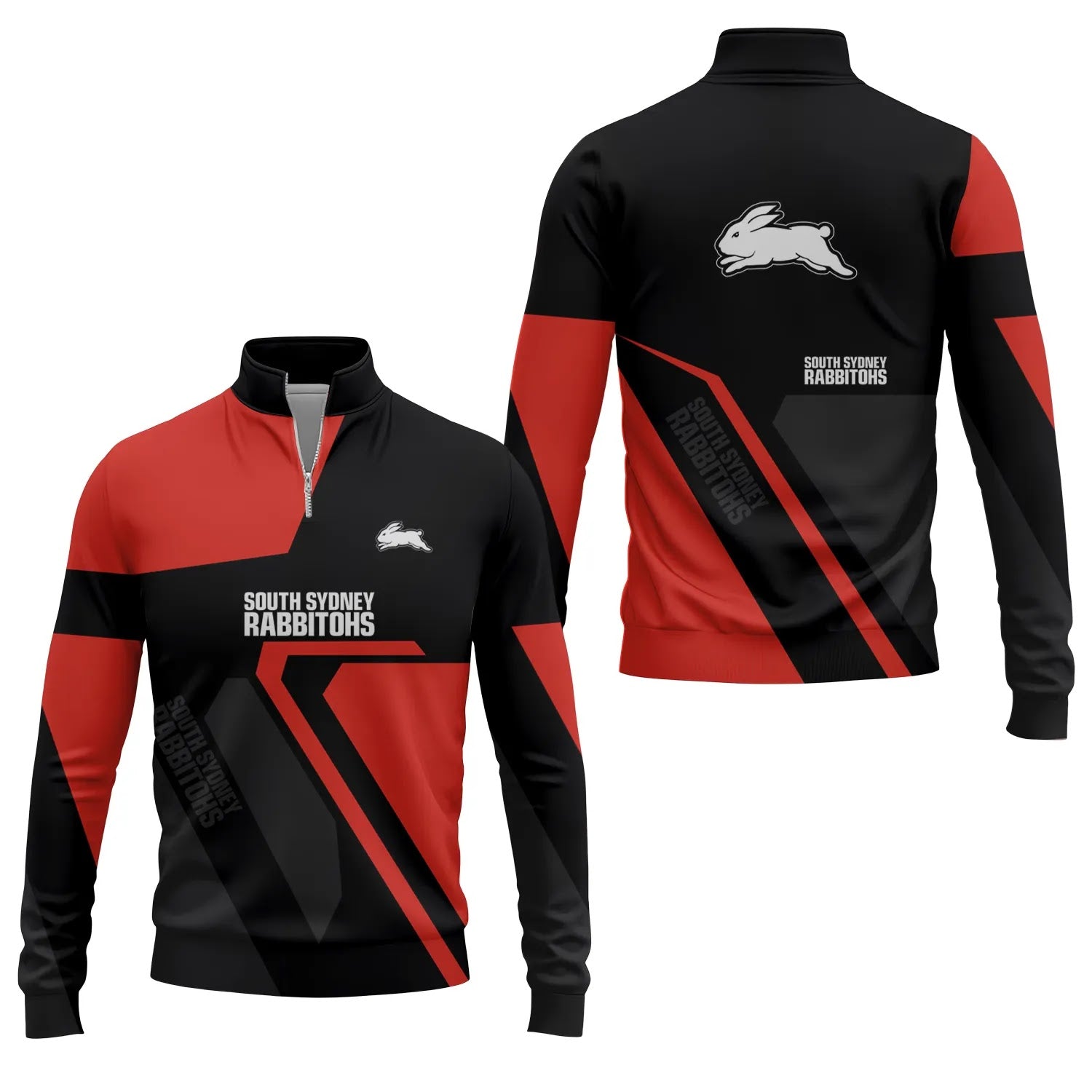South Sydney Rabbitohs Quarter-zip Pullover SC117
