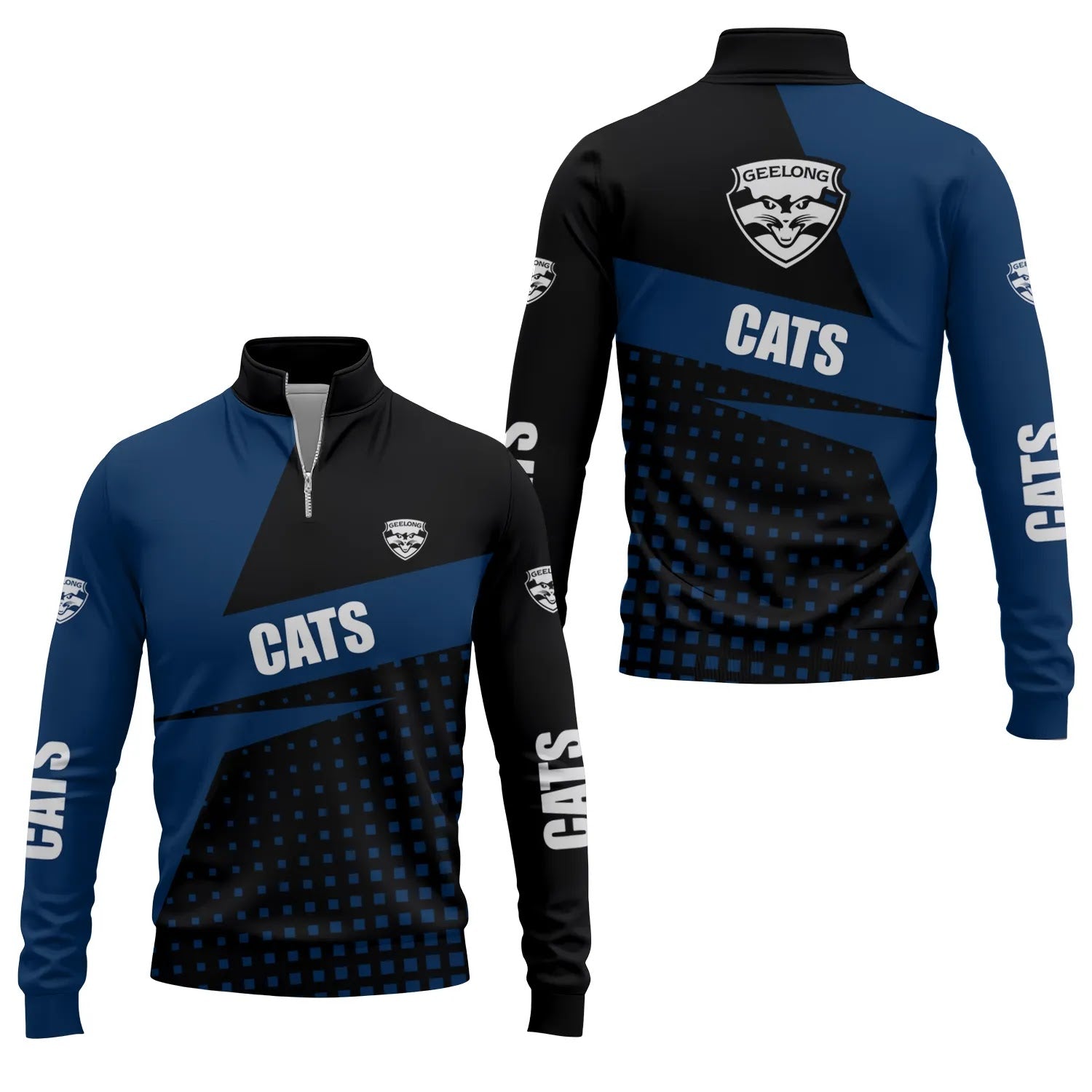 Geelong Cats Quarter-zip Pullover SC083
