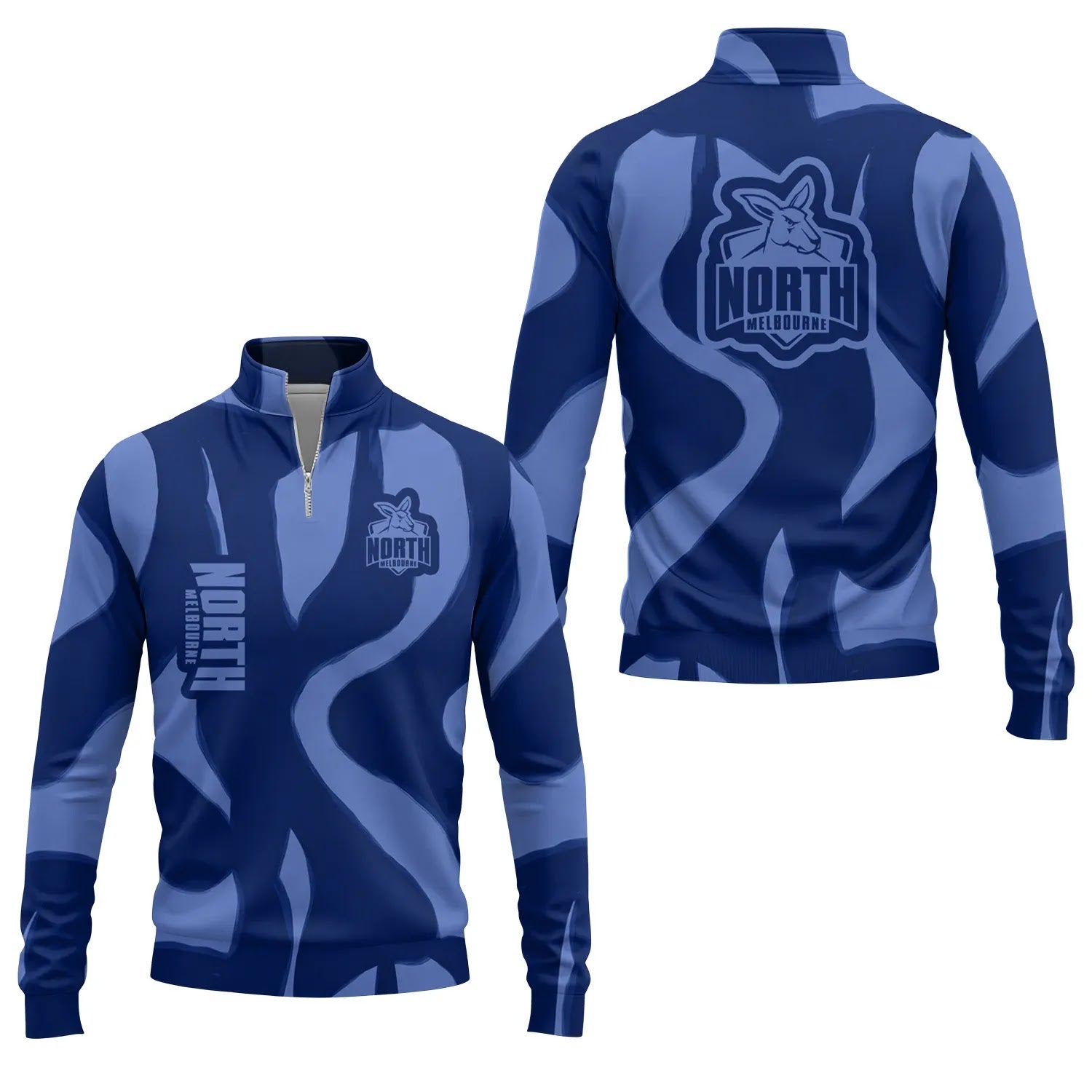 North Melbourne Kangaroos Quarter-zip Pullover SHW068