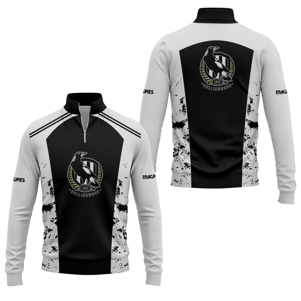 Collingwood Magpies Quarter-zip Pullover SC089