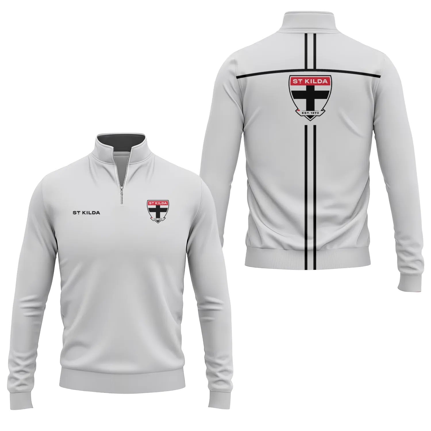 St Kilda Saints Quarter-zip Pullover SC018