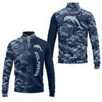 Dolphins Quarter-zip Pullover SHW010