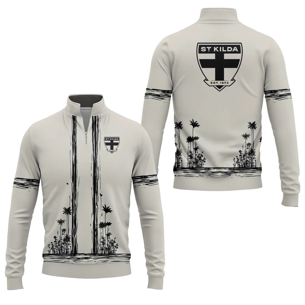 St Kilda Saints Quarter-zip Pullover SHW043