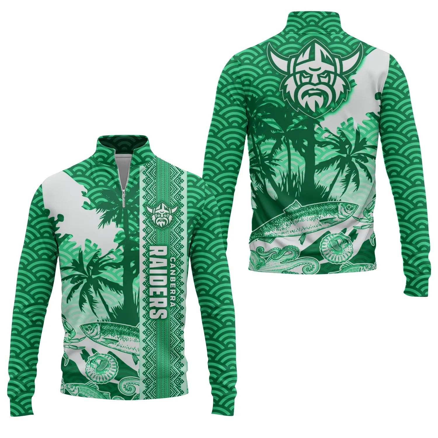 Canberra Raiders Quarter-zip Pullover SHW038