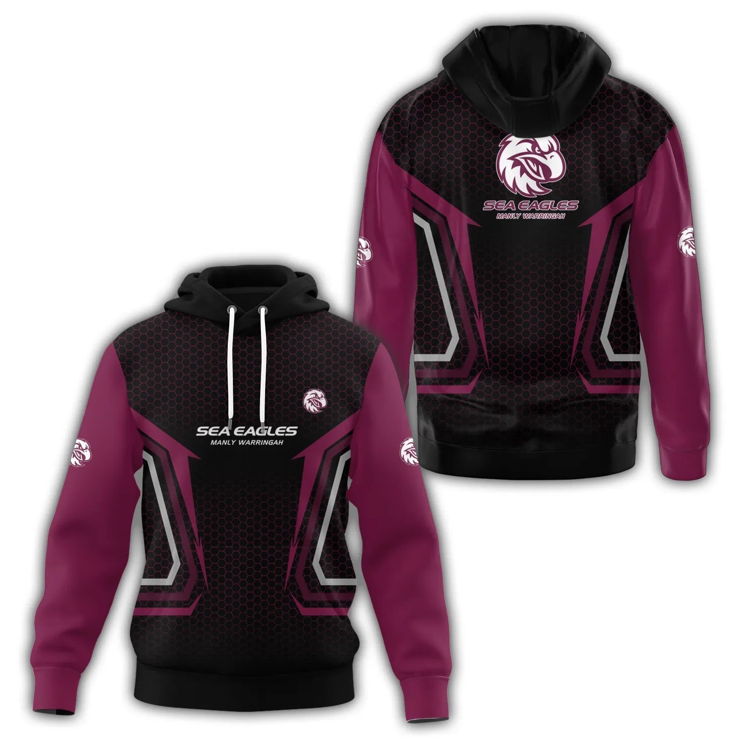 Manly Warringah Sea Eagles Hoodie SC075