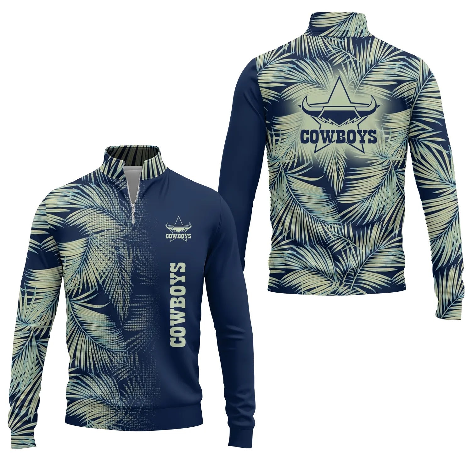 North Queensland Cowboys Quarter-zip Pullover SHW003