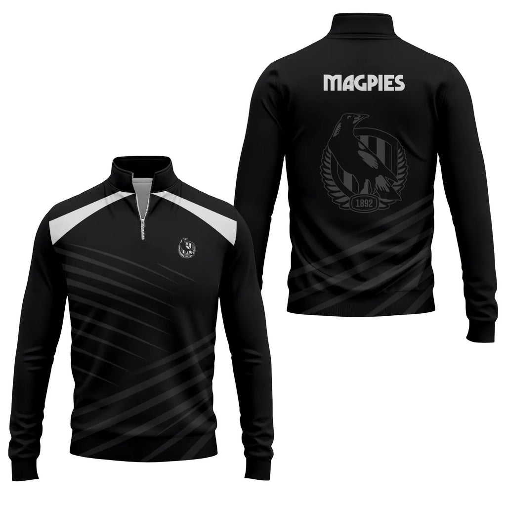 Collingwood Magpies Quarter-zip Pullover SC082