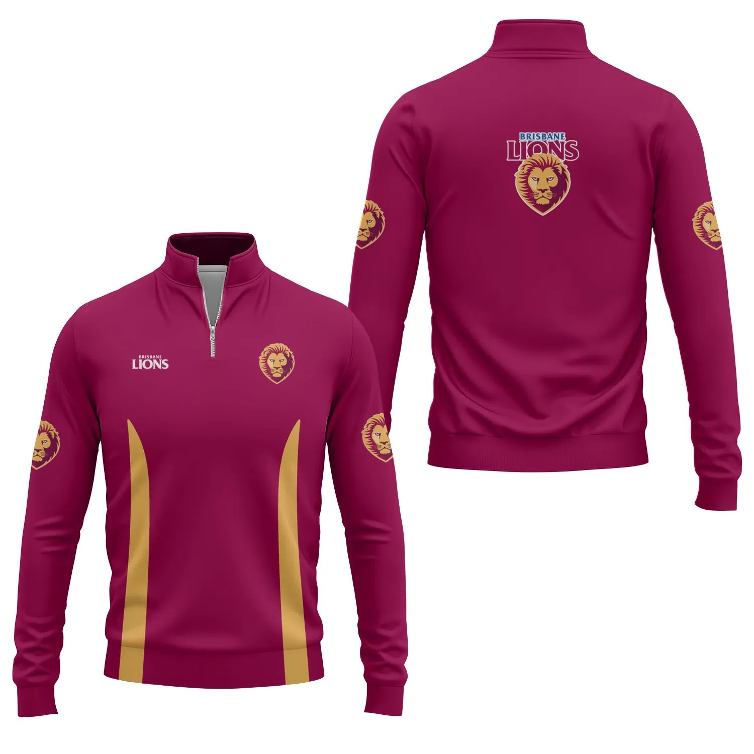 Brisbane Lions Quarter-zip Pullover SC006