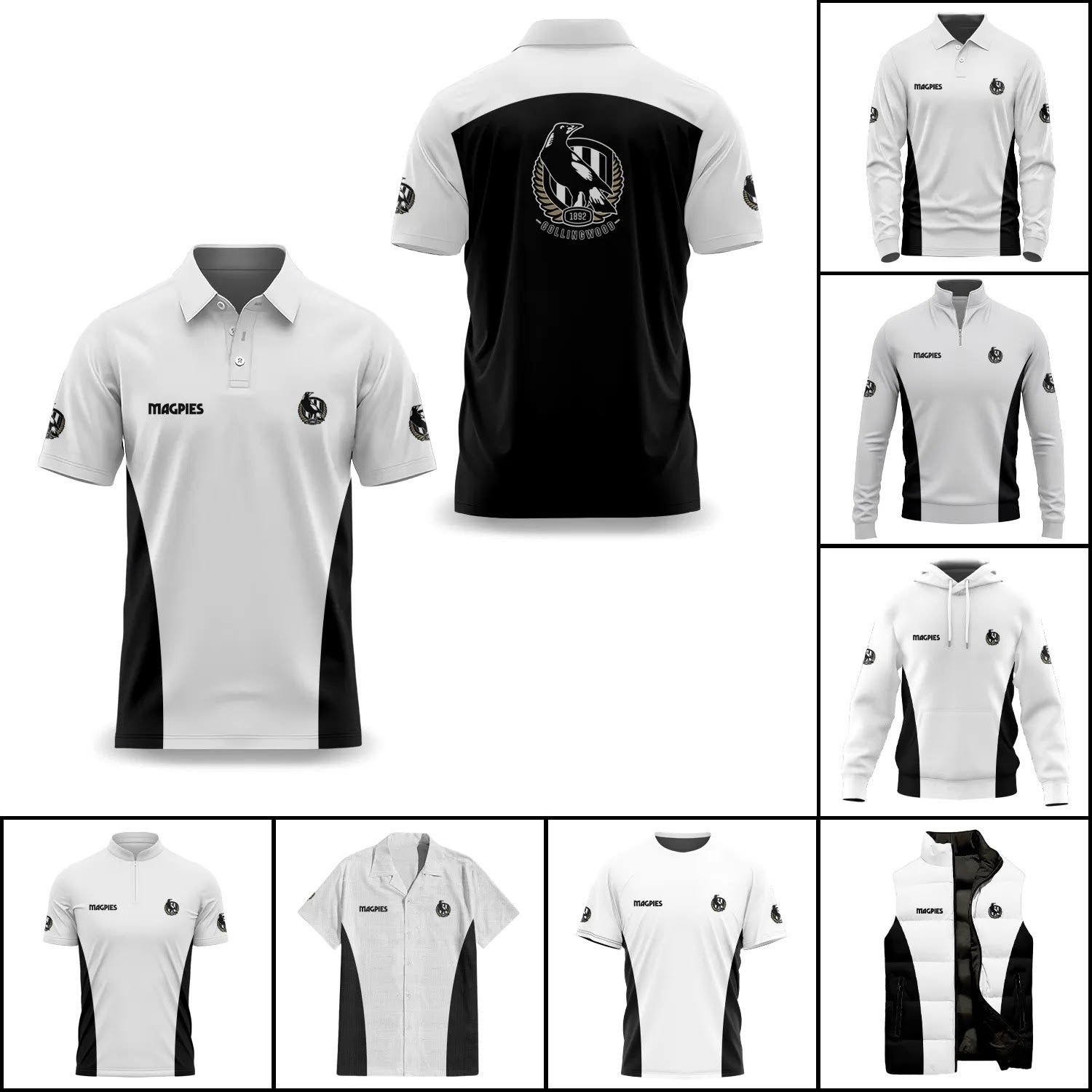 Collingwood Magpies Apparels SC044