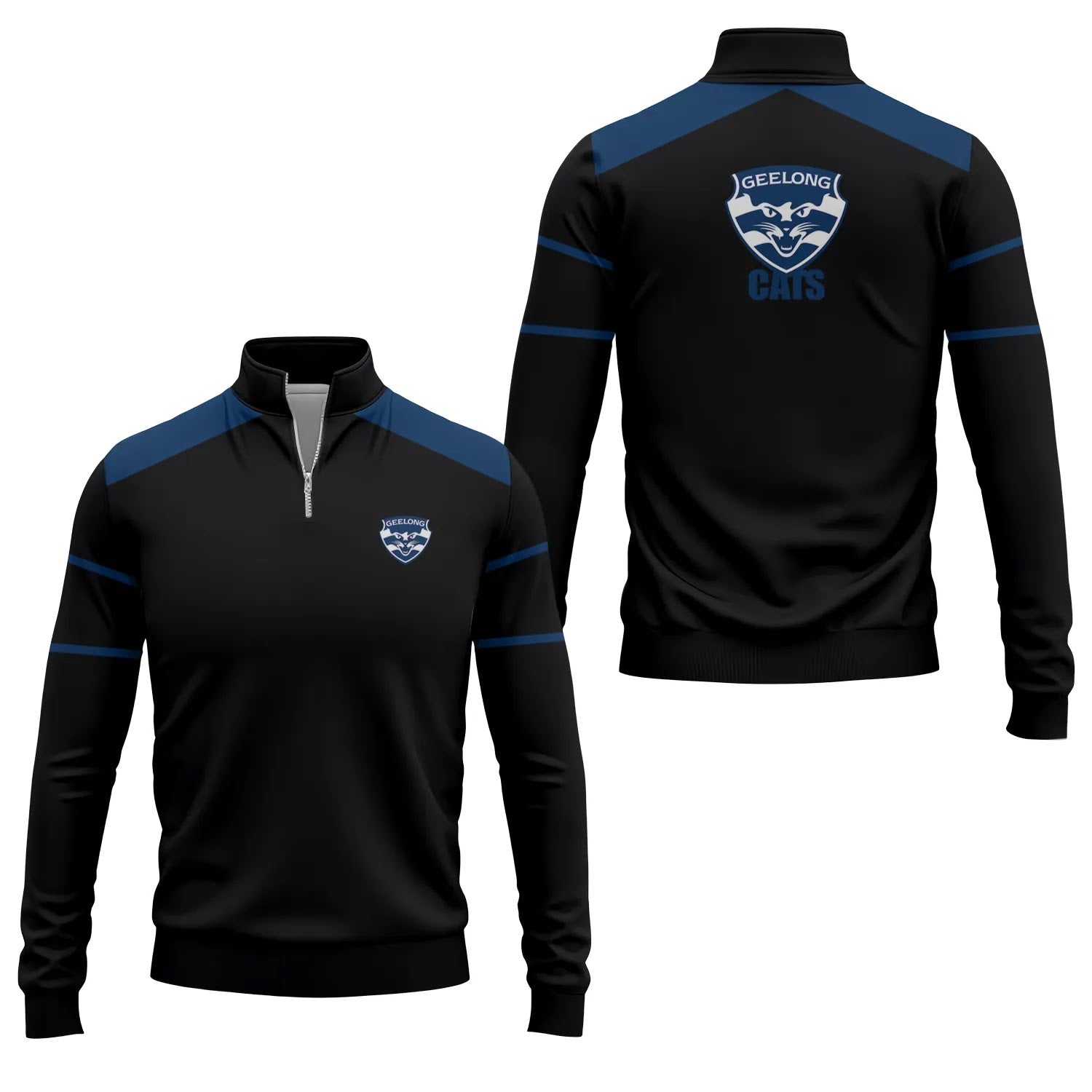 Geelong Cats Quarter-zip Pullover SC041