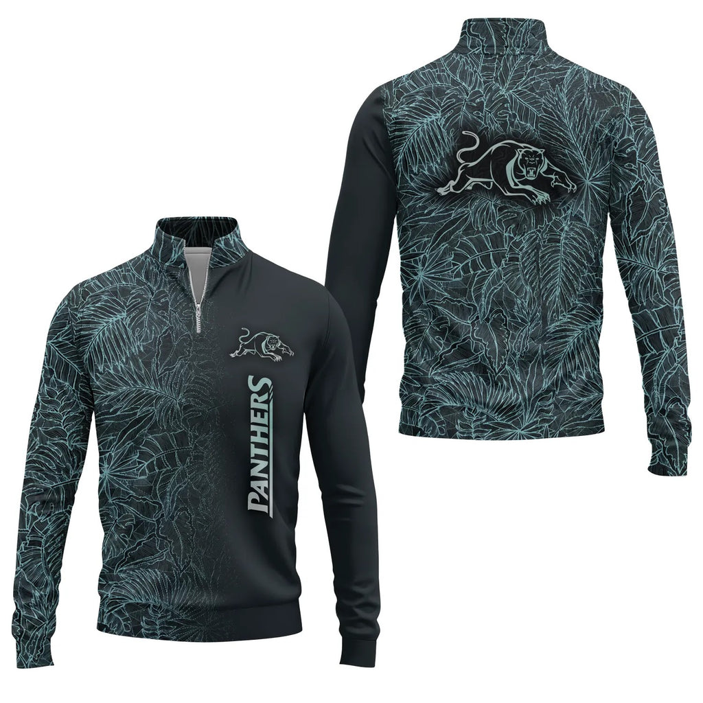 Penrith Panthers Quarter-zip Pullover SHW008