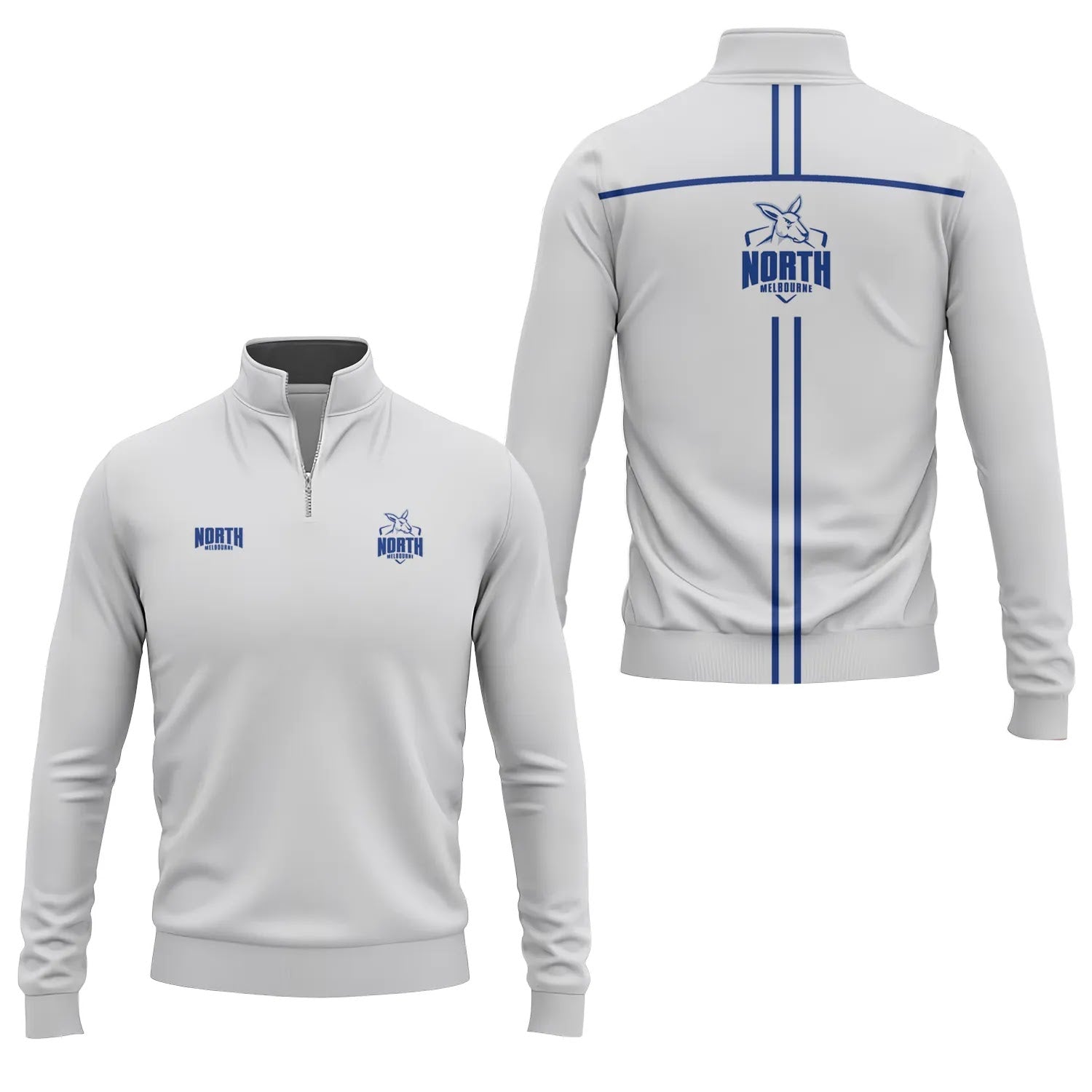 North Melbourne Kangaroos Quarter-zip Pullover SC018