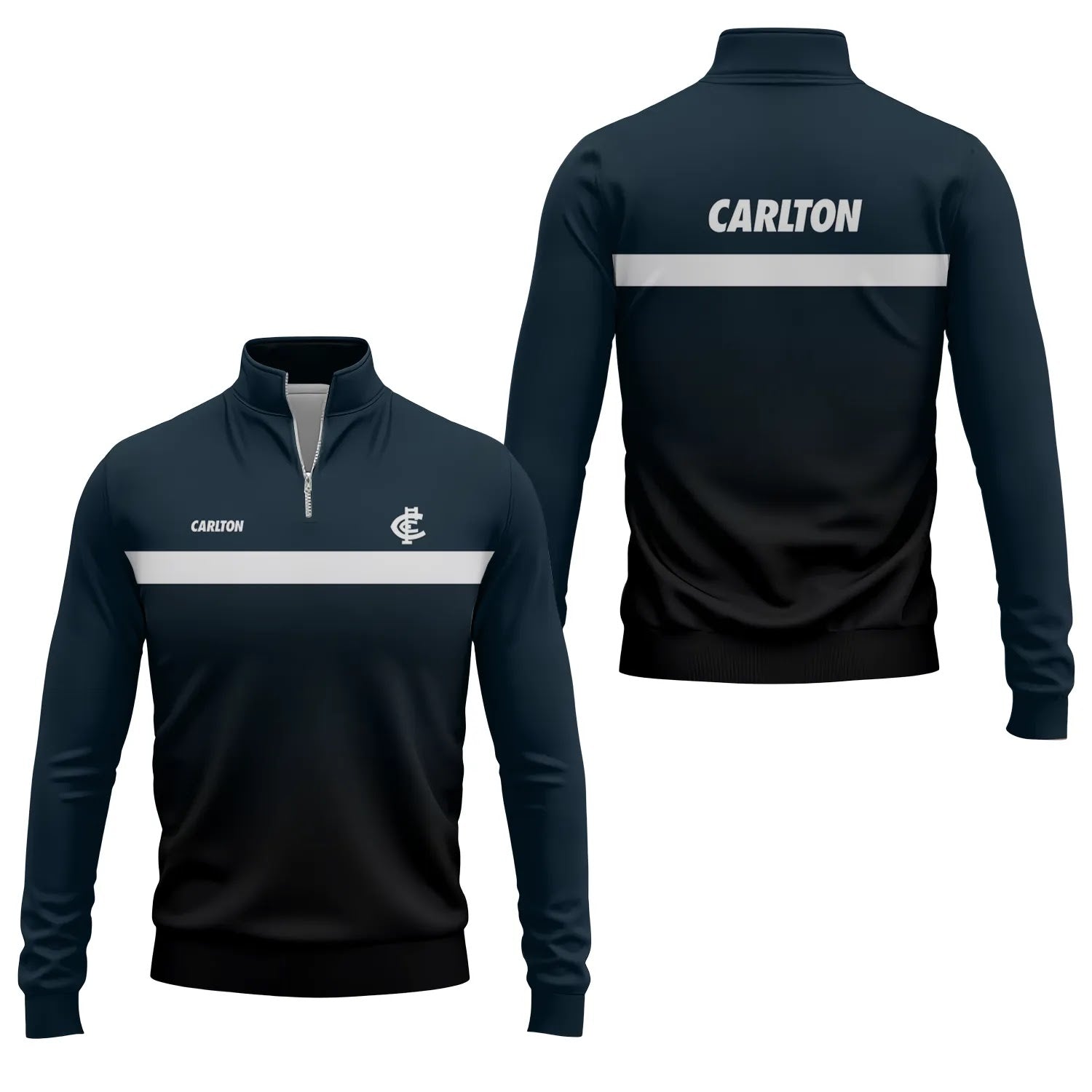 Carlton Blues Quarter-zip Pullover SC050
