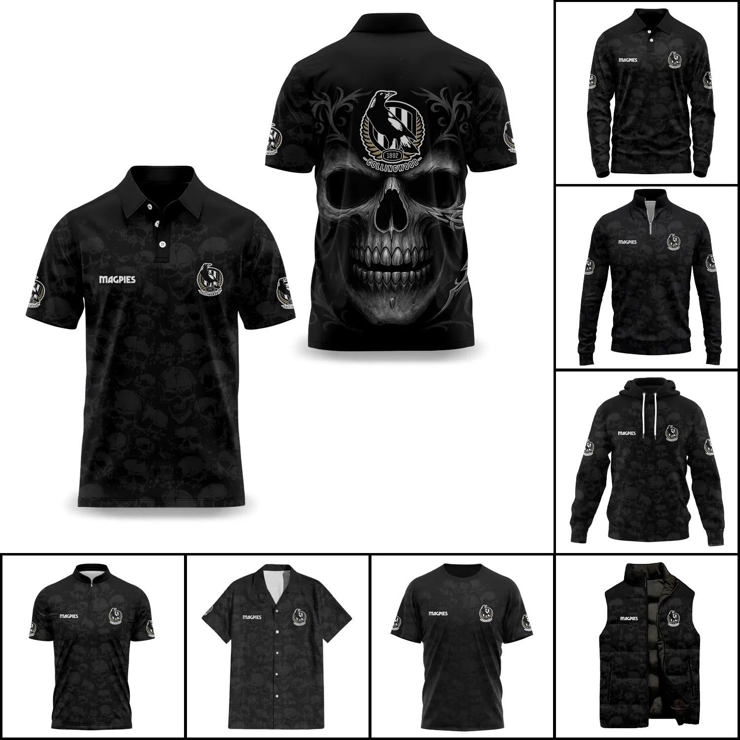 Collingwood Magpies Apparels SC014