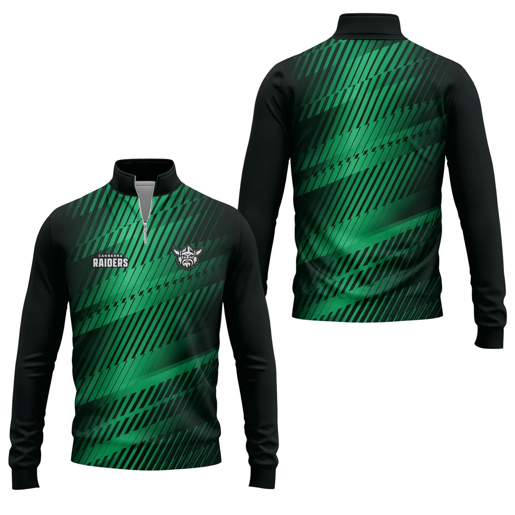 Canberra Raiders Quarter-zip Pullover SC118