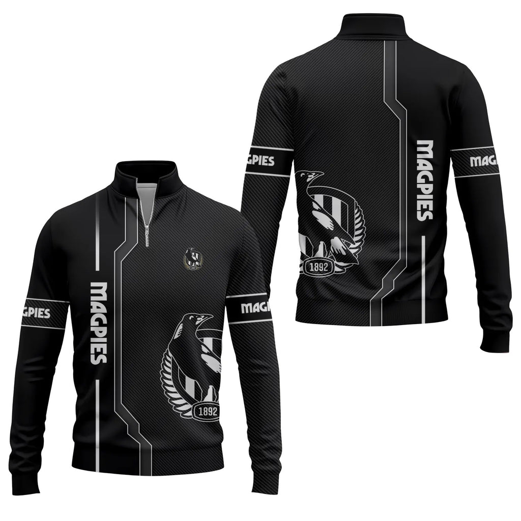 Collingwood Magpies Quarter-zip Pullover SC042