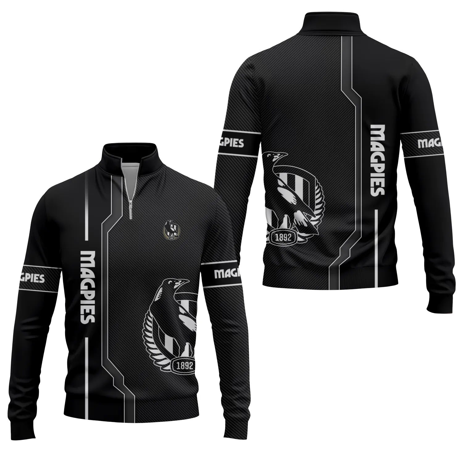 Collingwood Magpies Quarter-zip Pullover SC042