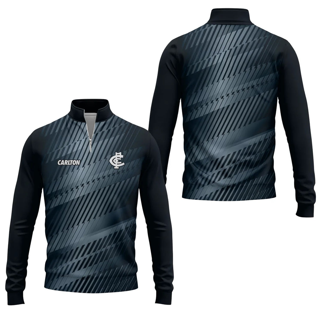 Carlton Blues Quarter-zip Pullover SC118