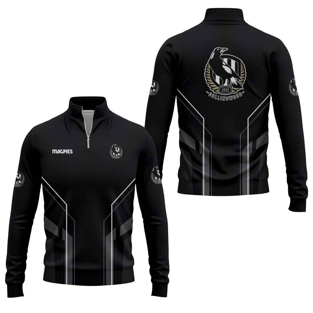 Collingwood Magpies Quarter-zip Pullover SC023