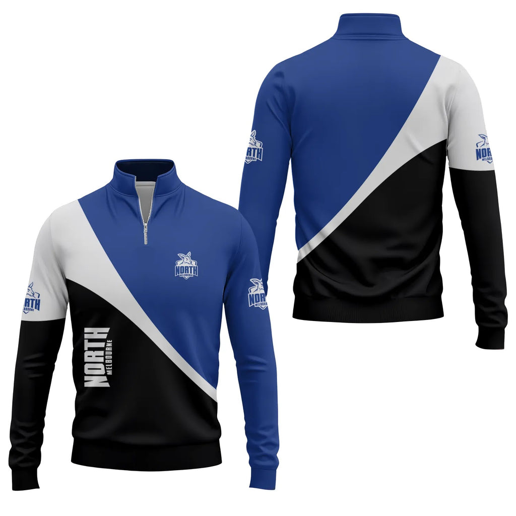North Melbourne Kangaroos Quarter-zip Pullover SC090