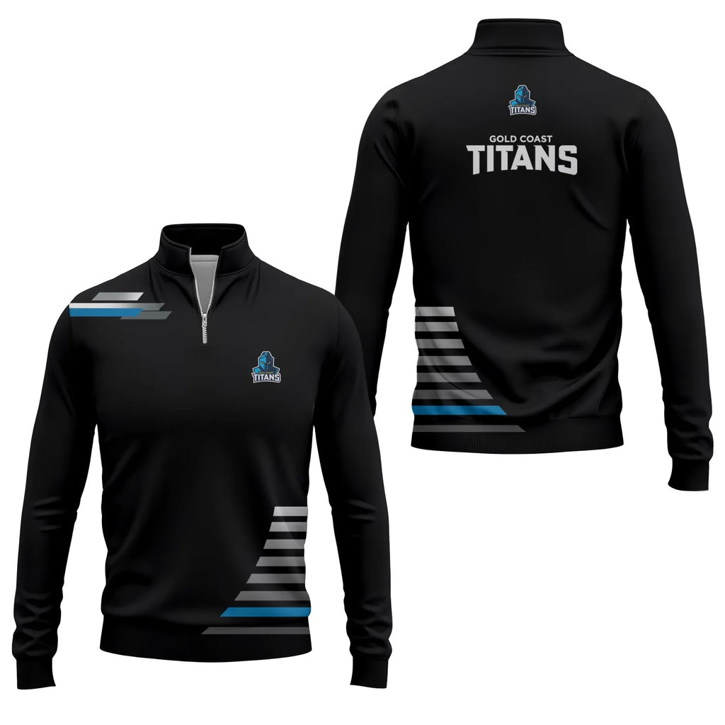 Gold Coast Titans Quarter-zip Pullover SC034