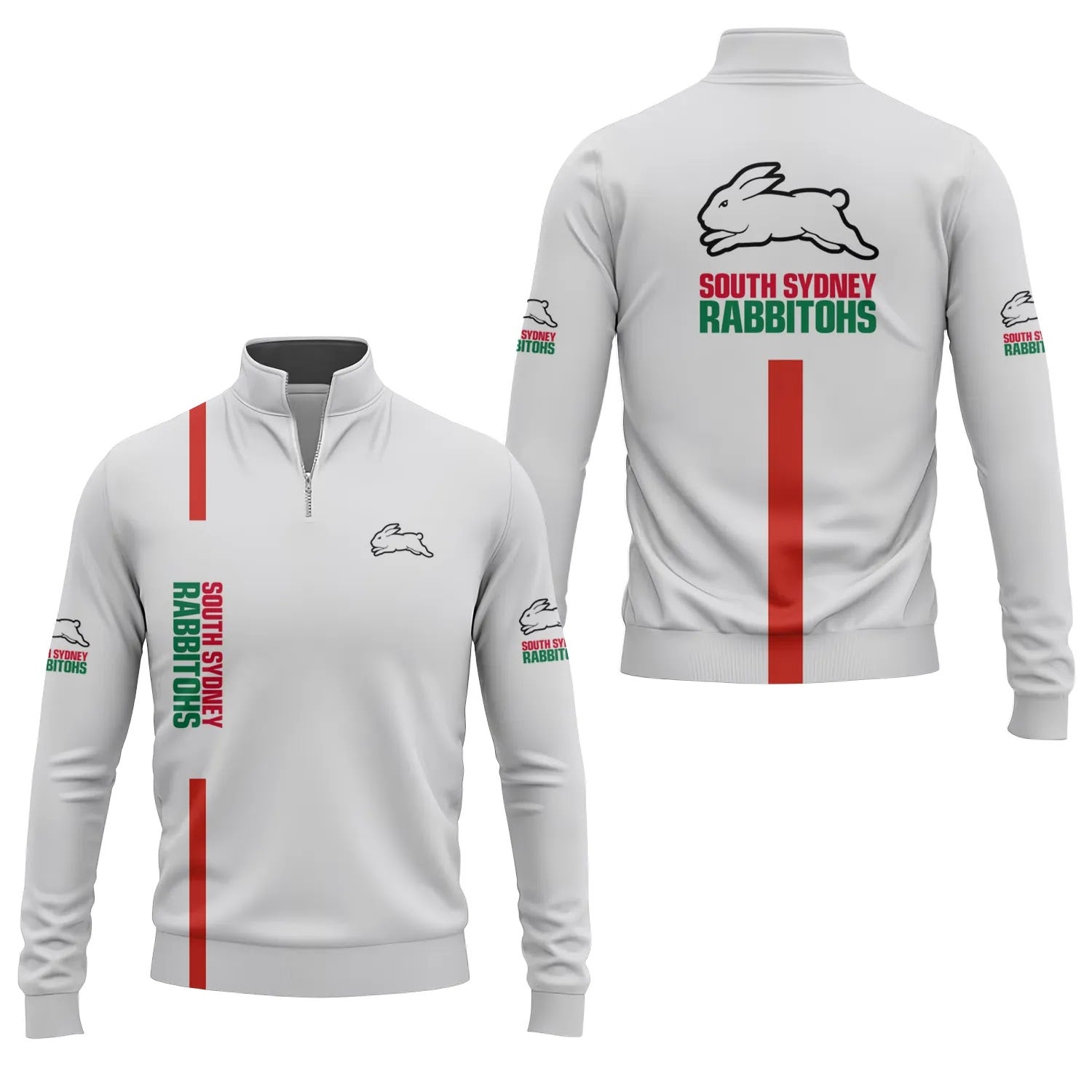 South Sydney Rabbitohs Quarter-zip Pullover SC005