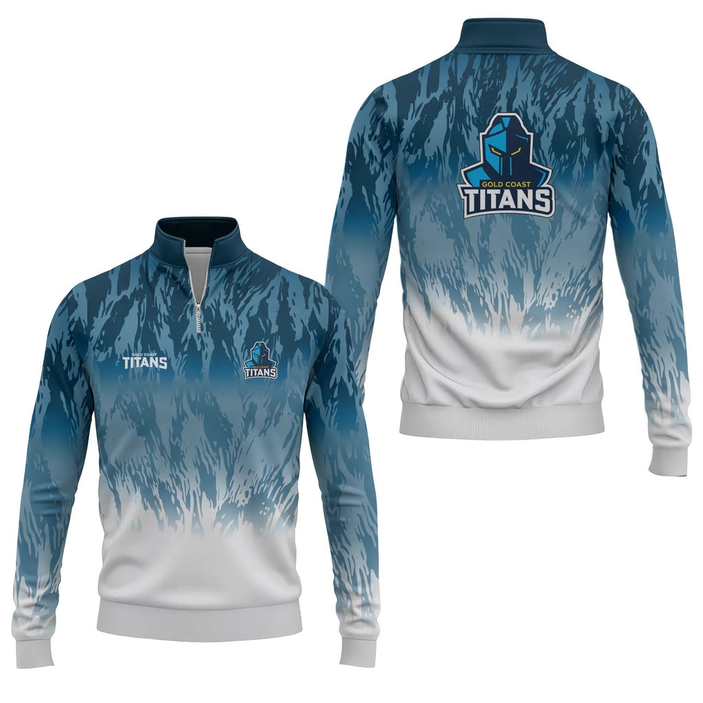 Gold Coast Titans Quarter-zip Pullover SC069