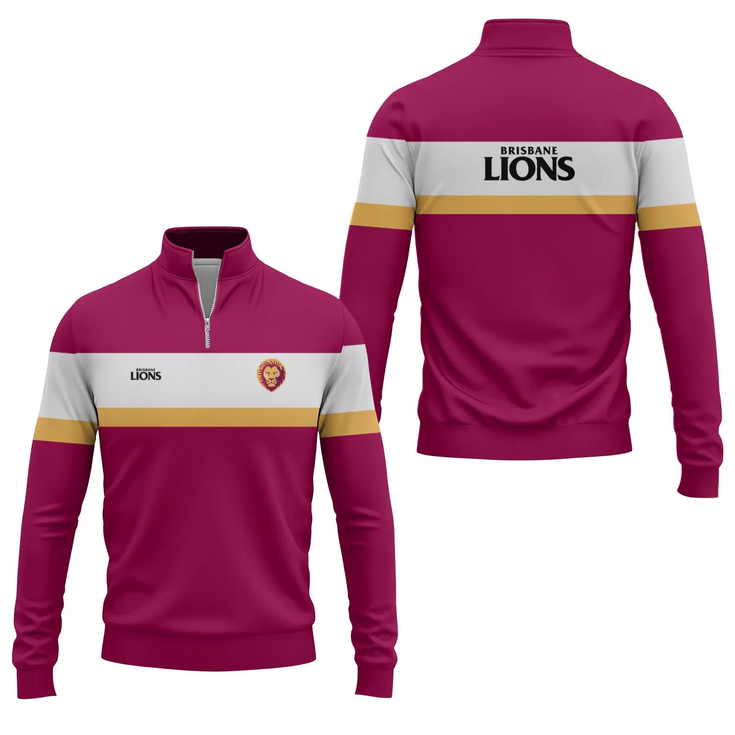 Brisbane Lions Quarter-zip Pullover SC046