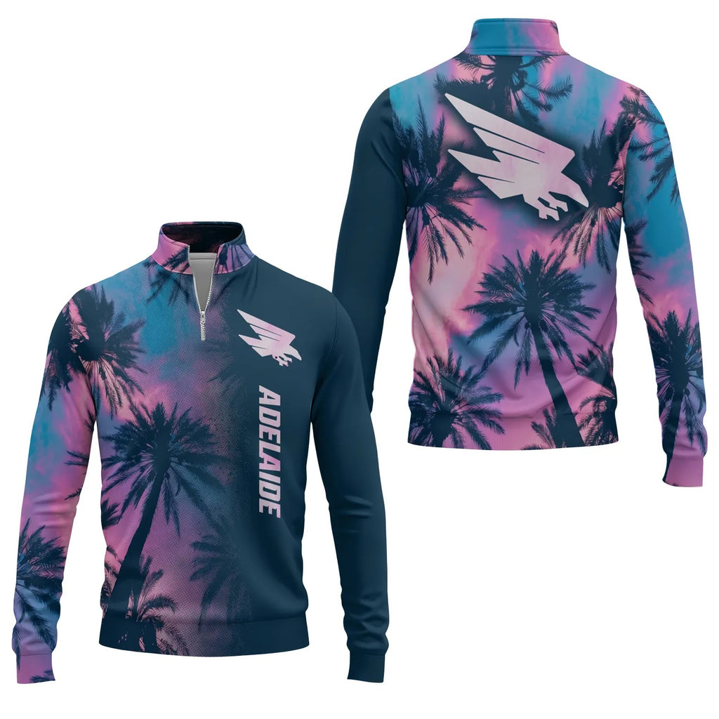 Adelaide Crows Quarter-zip Pullover SHW030