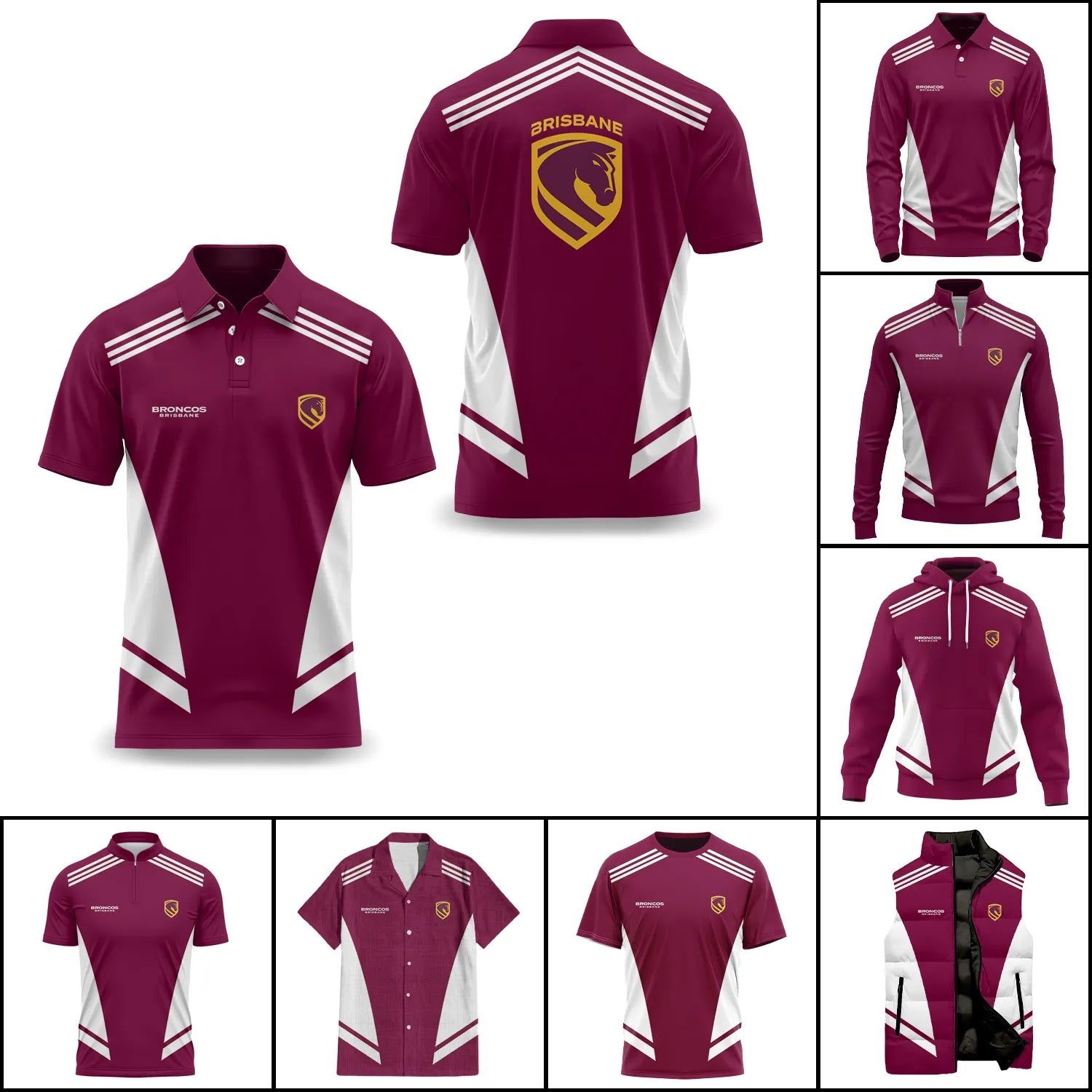 Brisbane Broncos Apparels SC092