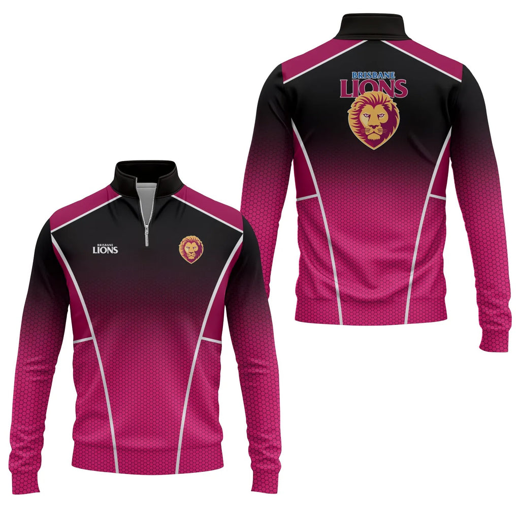 Brisbane Lions Quarter-zip Pullover SC019