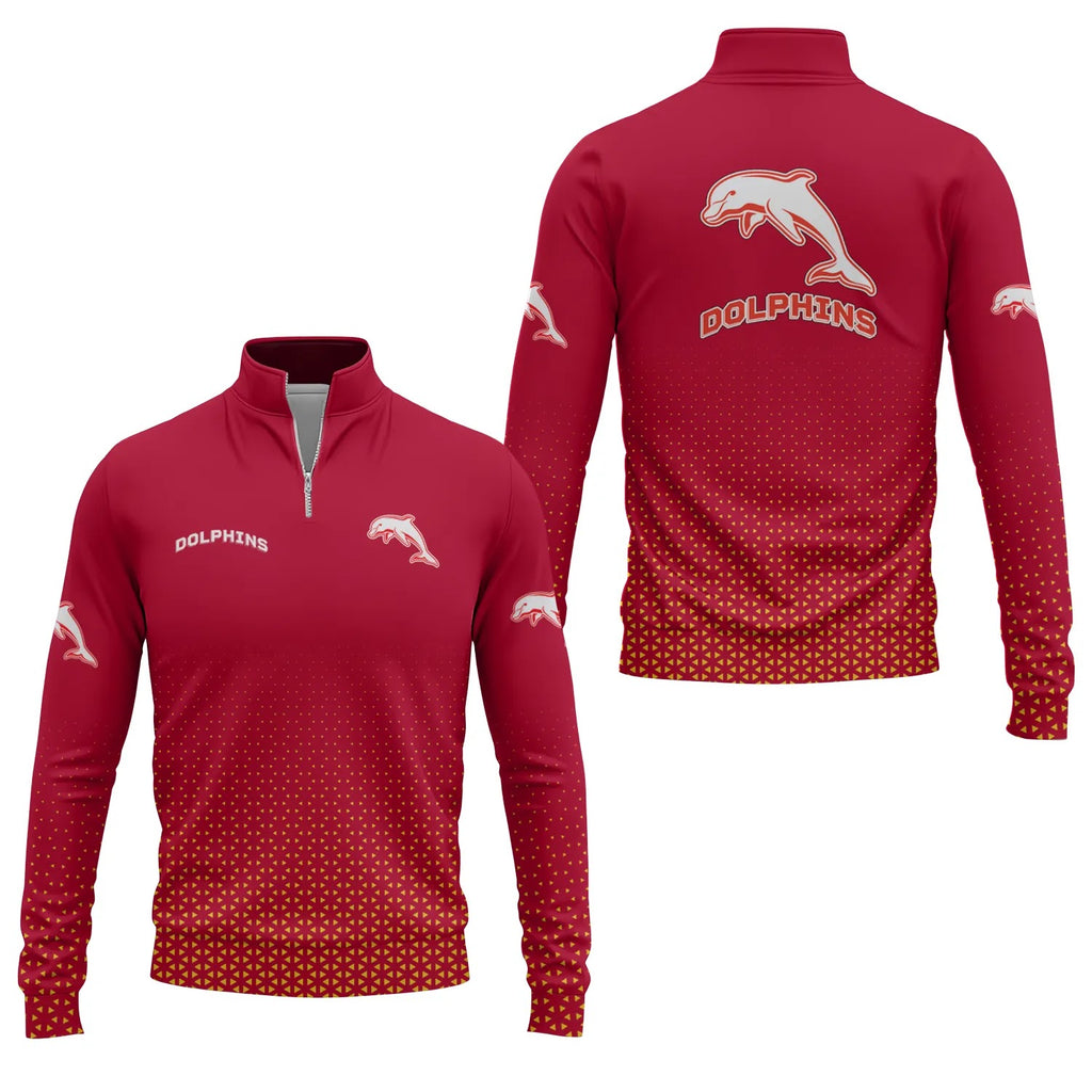 Dolphins Quarter-zip Pullover SC003