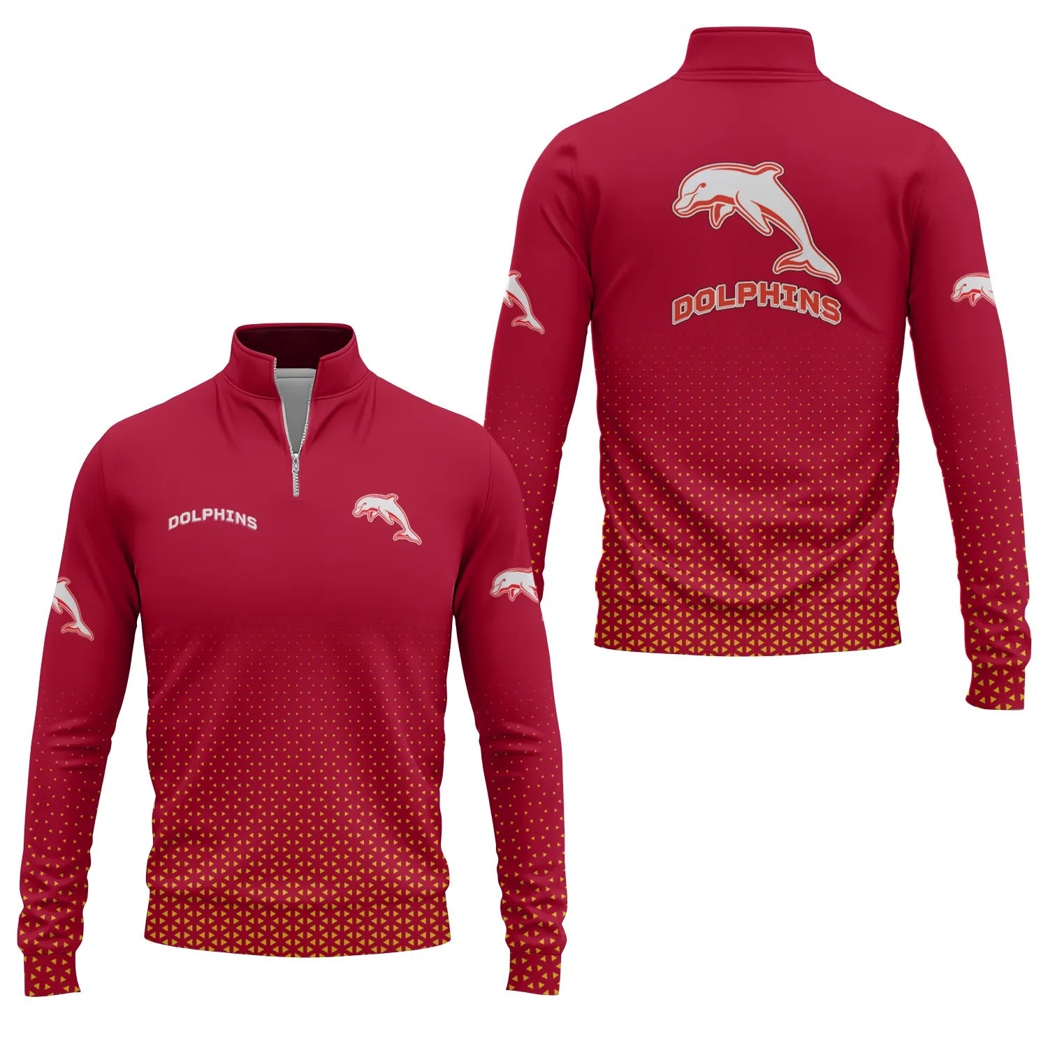 Dolphins Quarter-zip Pullover SC003