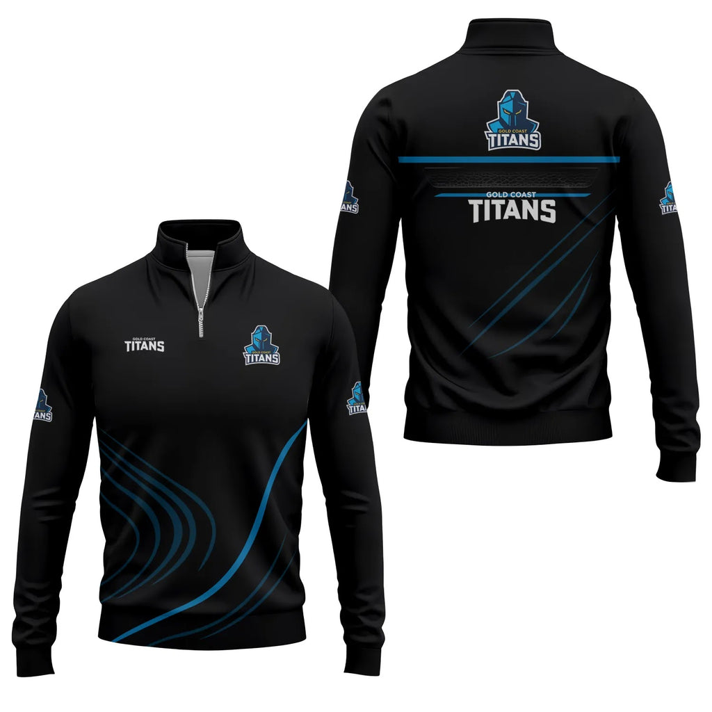 Gold Coast Titans Quarter-zip Pullover SC024