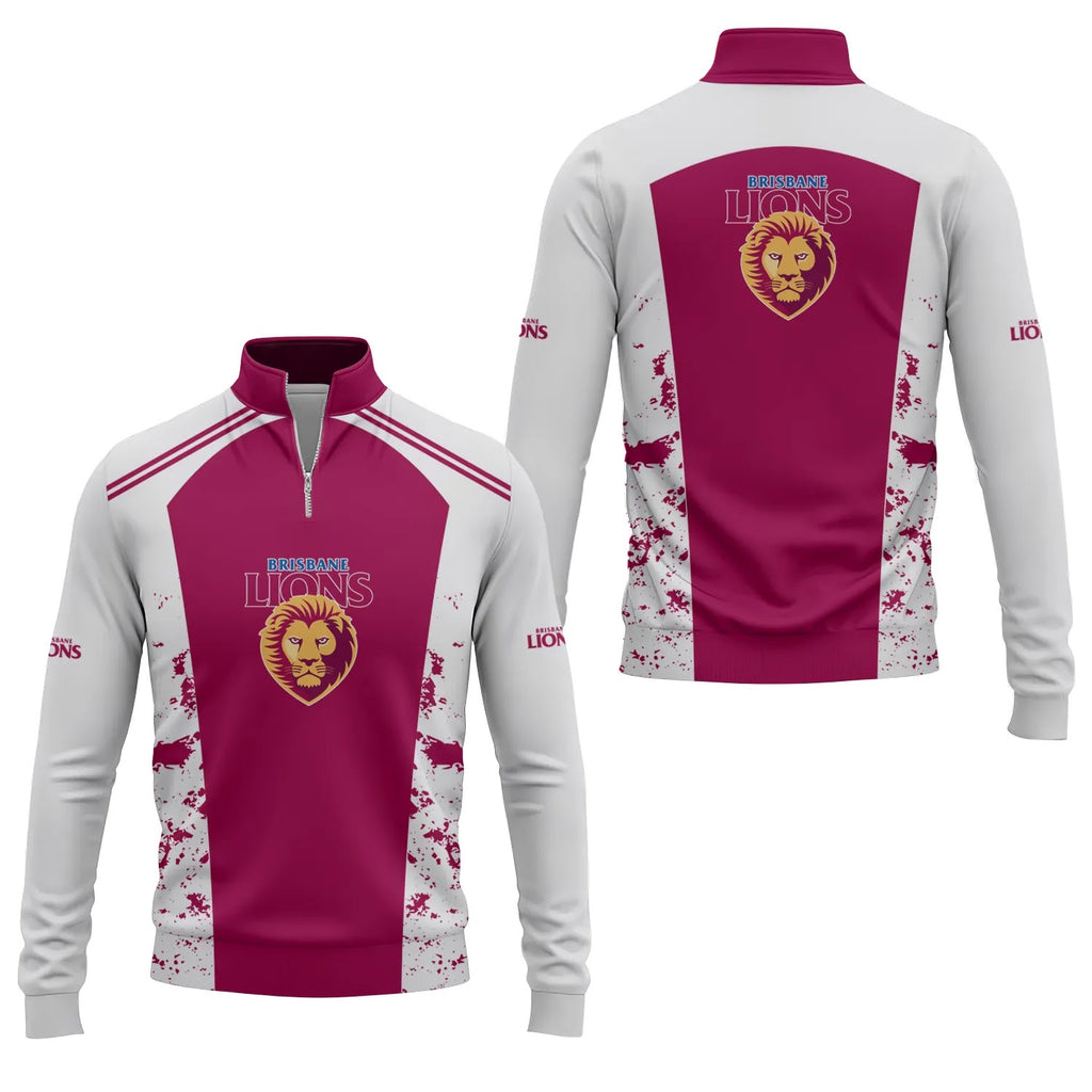 Brisbane Lions Quarter-zip Pullover SC089