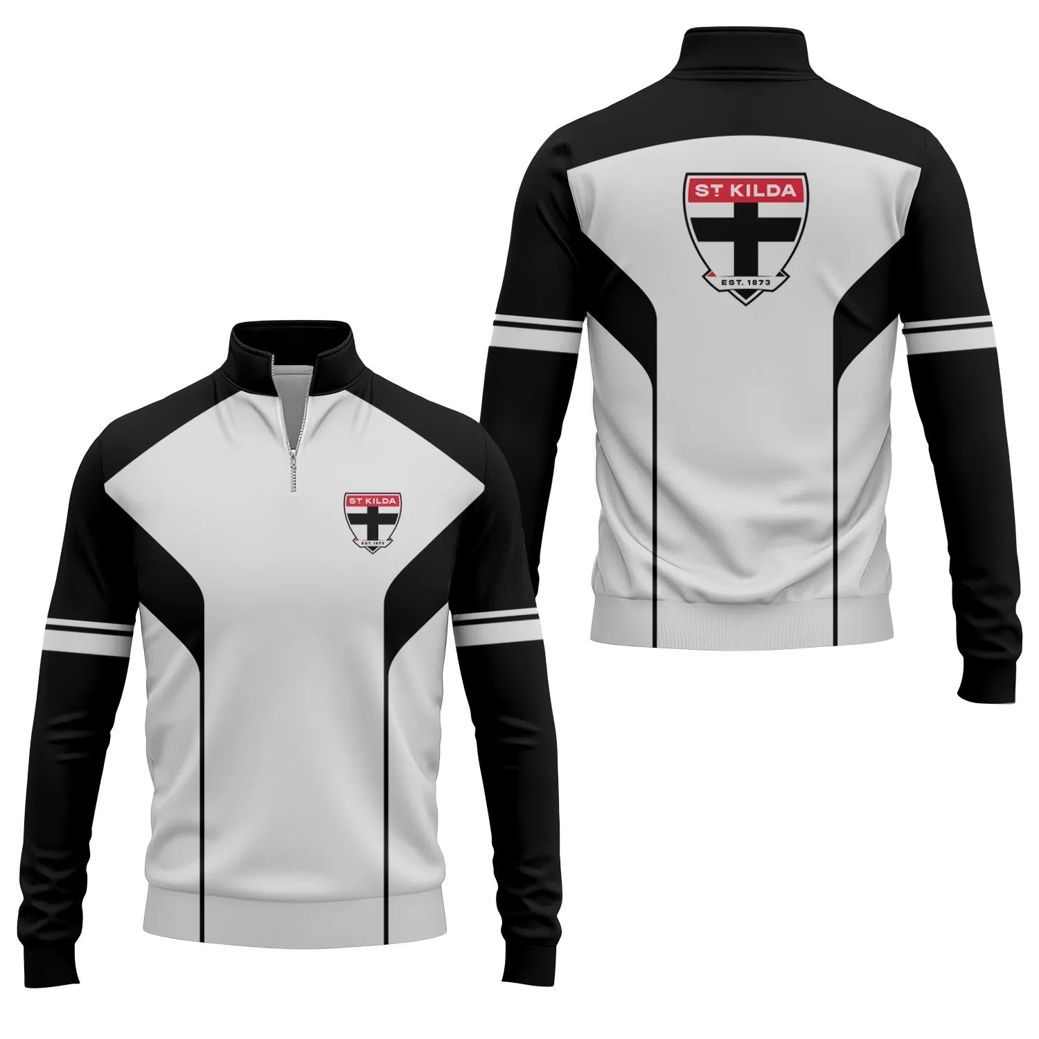St Kilda Saints Quarter-zip Pullover SC113