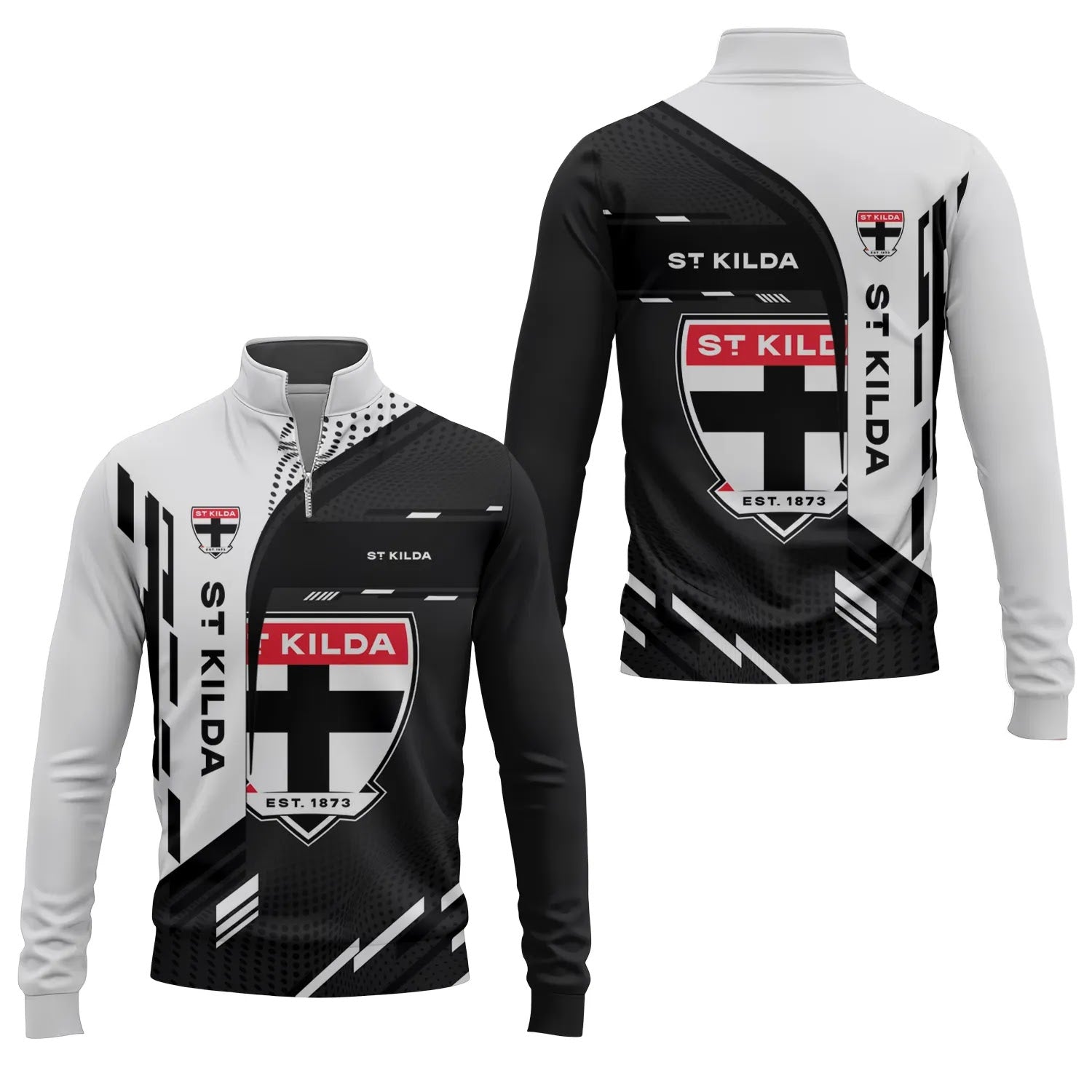 St Kilda Saints Quarter-zip Pullover SC036