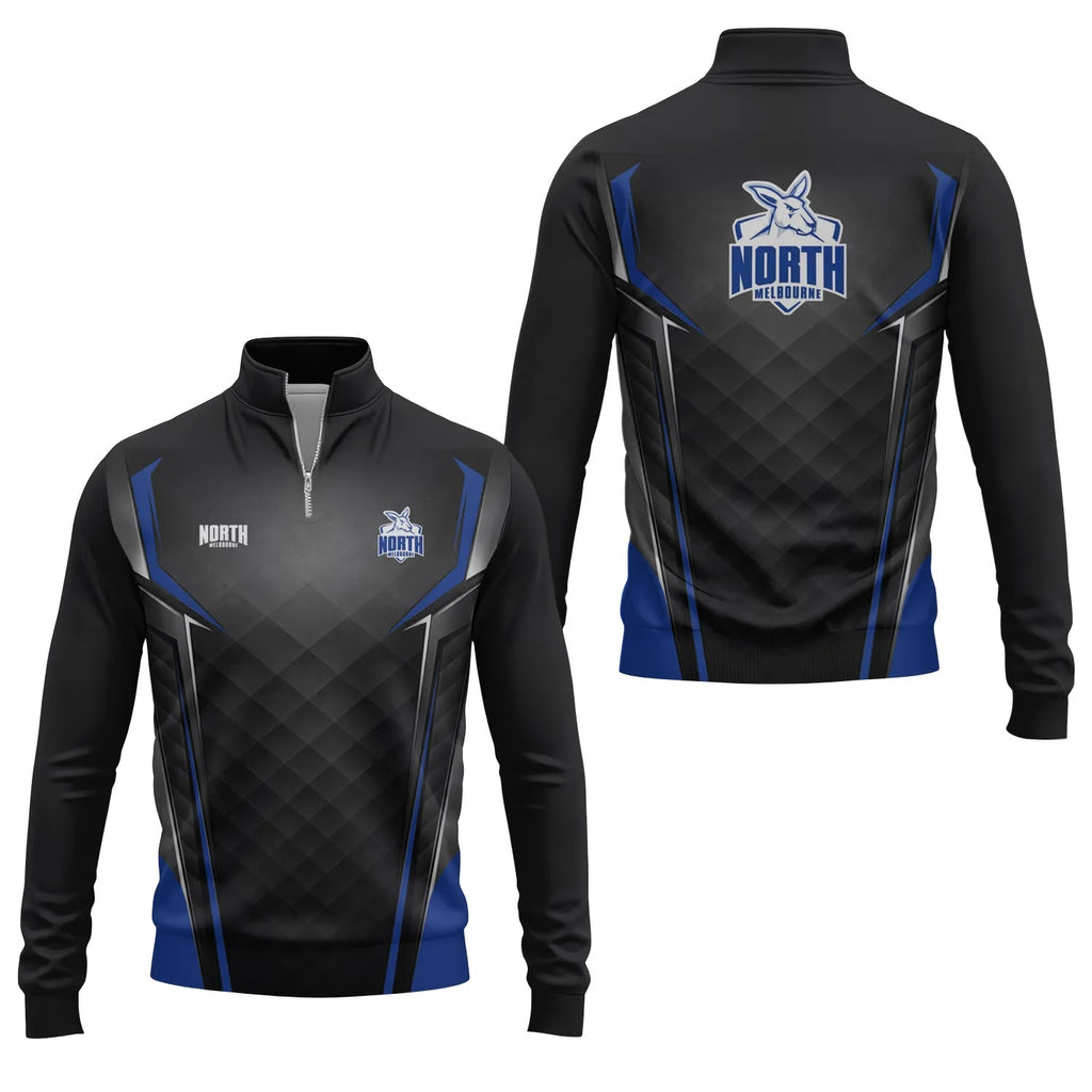 North Melbourne Kangaroos Quarter-zip Pullover SC074