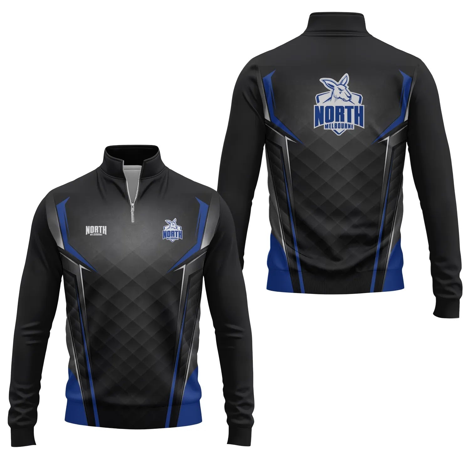 North Melbourne Kangaroos Quarter-zip Pullover SC074